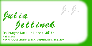 julia jellinek business card